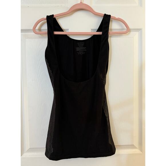 SPANX Assets Red Hot Label Black Top Women’s Size 1X - Picture 1 of 5